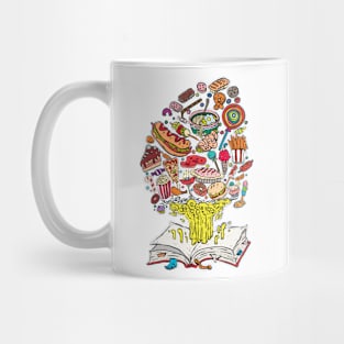 book food doodle Mug